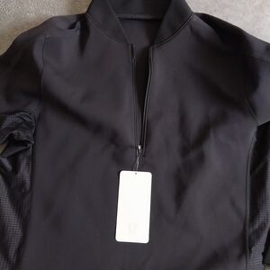 lululemon athletica Black Utility Jacket with Half-Zip